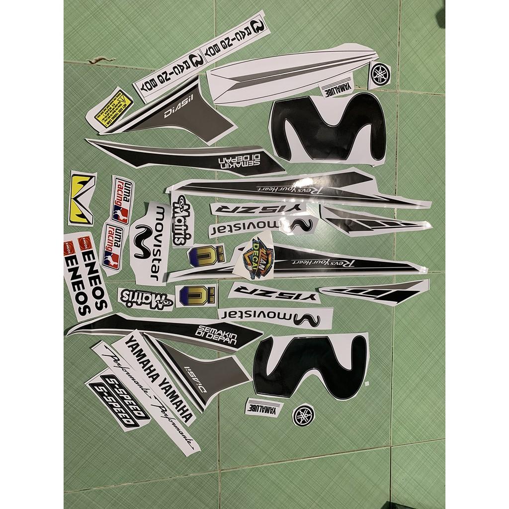 Tem exciter 150 trắng đen movi