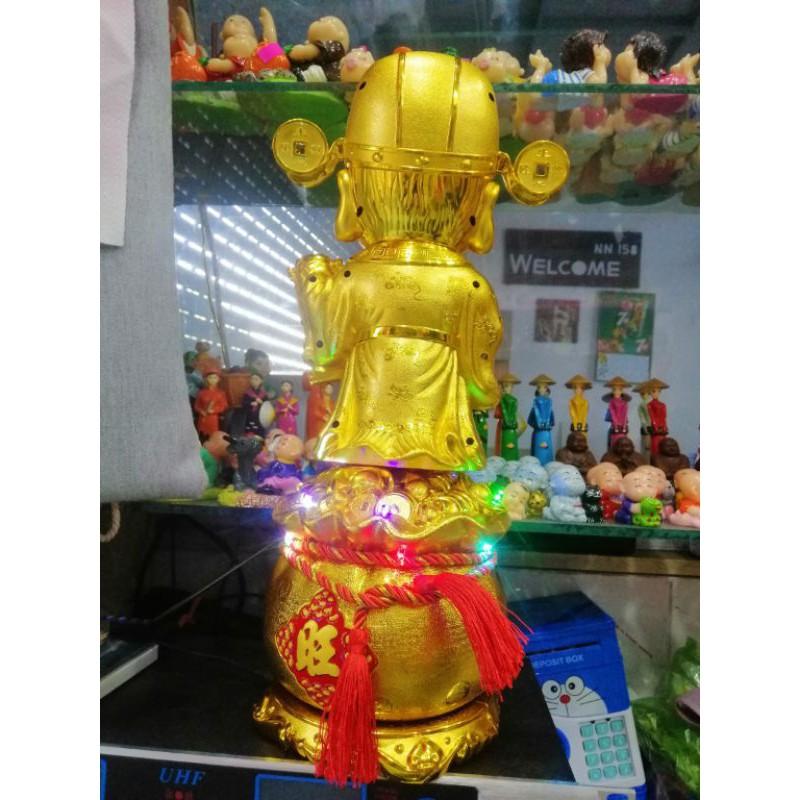 THẦN TÀI ĐỨNG HŨ VÀNG TRƯNG BÀY TRANG TRÍ