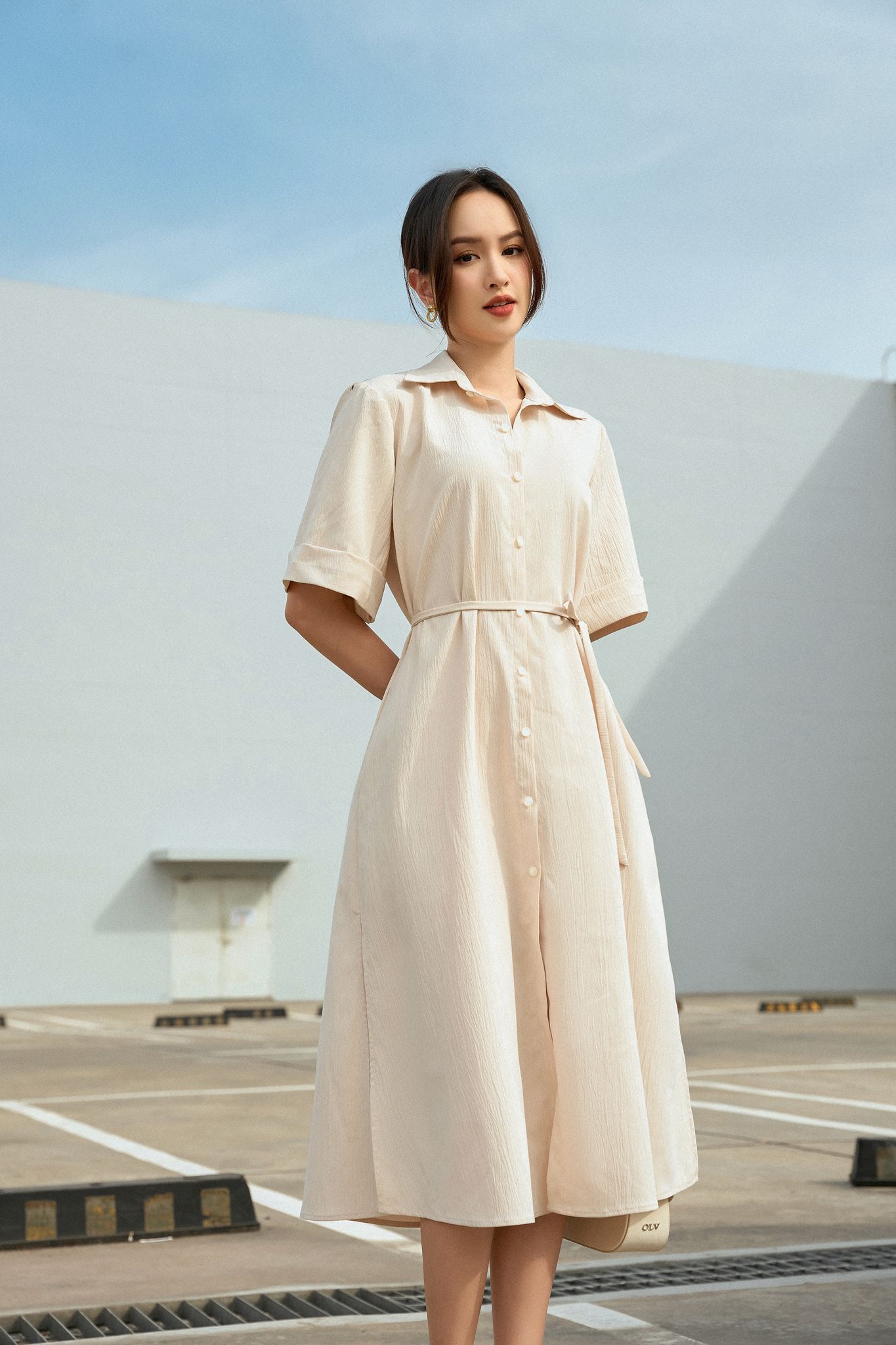OLV - Đầm Sand Long Shirt Dress