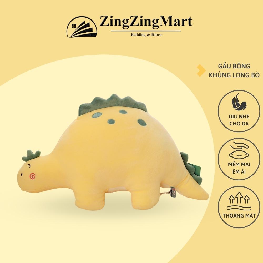 Khủng Long Bò Nhồi Bông - Gấu bông loại nhỏ đáng yêu cho bé - ZingZingMart Bedding &amp; House