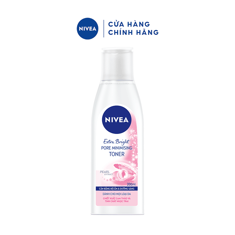 Nước Cân Bằng NIVEA Extra White Dưỡng Trắng Da & Se Khít Lỗ Chân Lông - 86720