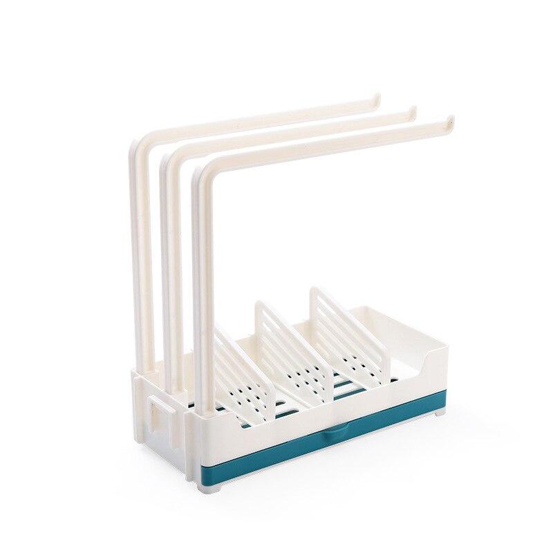Non Perforated Wall Mounted Kitchen Sink Strainer Drain Rag Rack Storage Basket Sponge Soap Holder Filter Kitchen Accessories