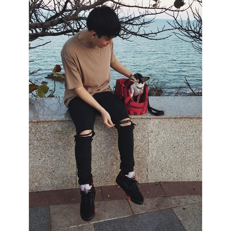 Quần jean nam rách đẹp giá rẻ 02