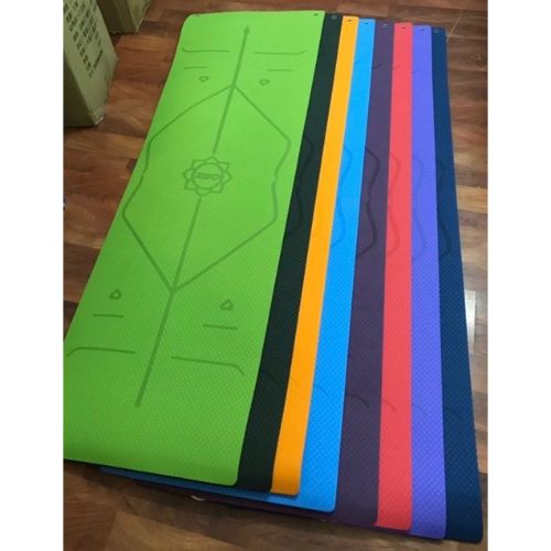 Thảm Tập YOGA Định Tuyến 8mm - Giao Màu Ngẫu Nhiên