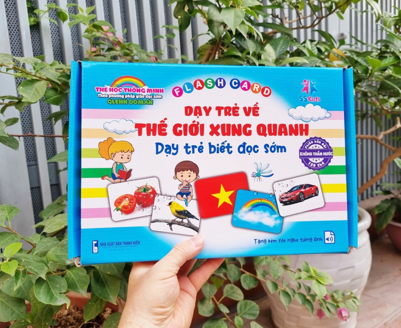 Thẻ Học Thông Minh Dạy Trẻ Về Thế Giới Xung Quanh ( 120 Thẻ A5 Kèm File Nghe )- Thẻ Flash Card Phiên Bản Mới Theo Phương Pháp Giáo Dục Sớm Glenn Doman