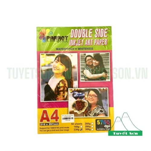 Giấy In Ảnh Couche 230Gsm A4