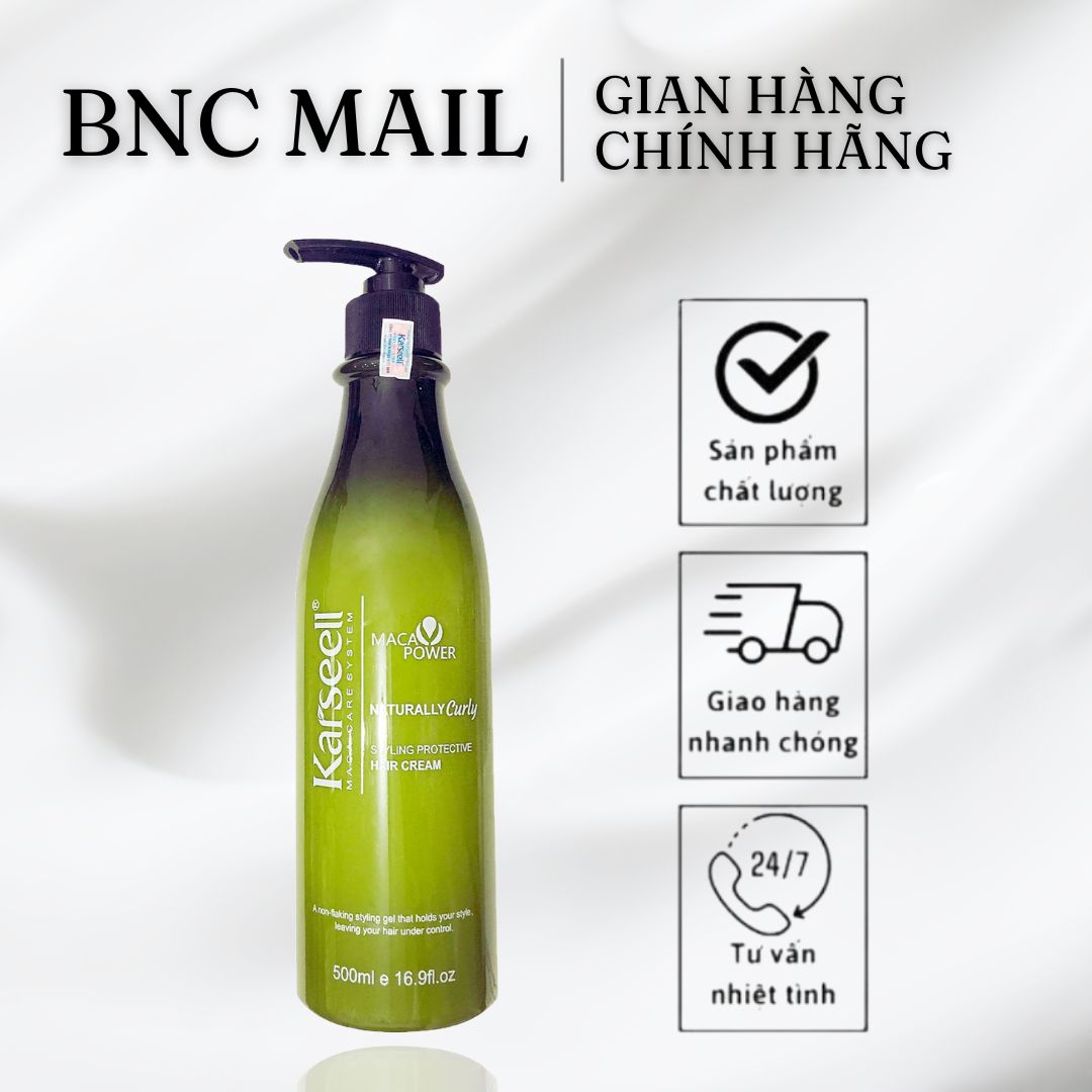 [+Tặng mũ trùm] GEL TẠO KIỂU TÓC XOĂN KARSEELL MACA STYLING 500ML