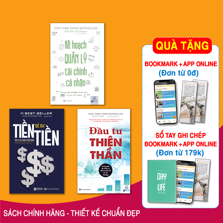 Bộ 3 Cuốn Sách Quản Lý Tài Chính Cá Nhân Và Đầu Tư Lãi Mẹ Đẻ Lãi Con:  Đầu Tư Thiên Thần, Tiền Đẻ Ra Tiền Và Kế Hoạch Quản Lý Tài Chính Cá Nhân – Phương pháp 9 bước để đạt được tự do tài chính