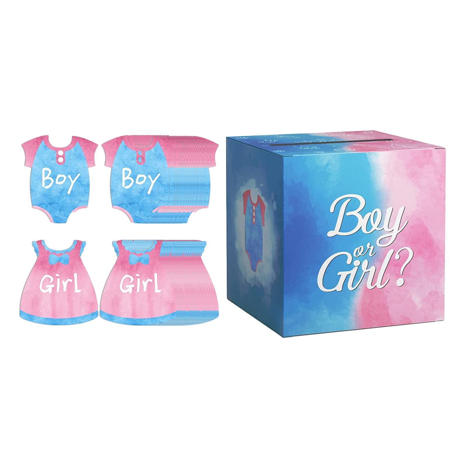Baby Gender Reveal Voting Box Collection Box for Wedding Halloween Gift