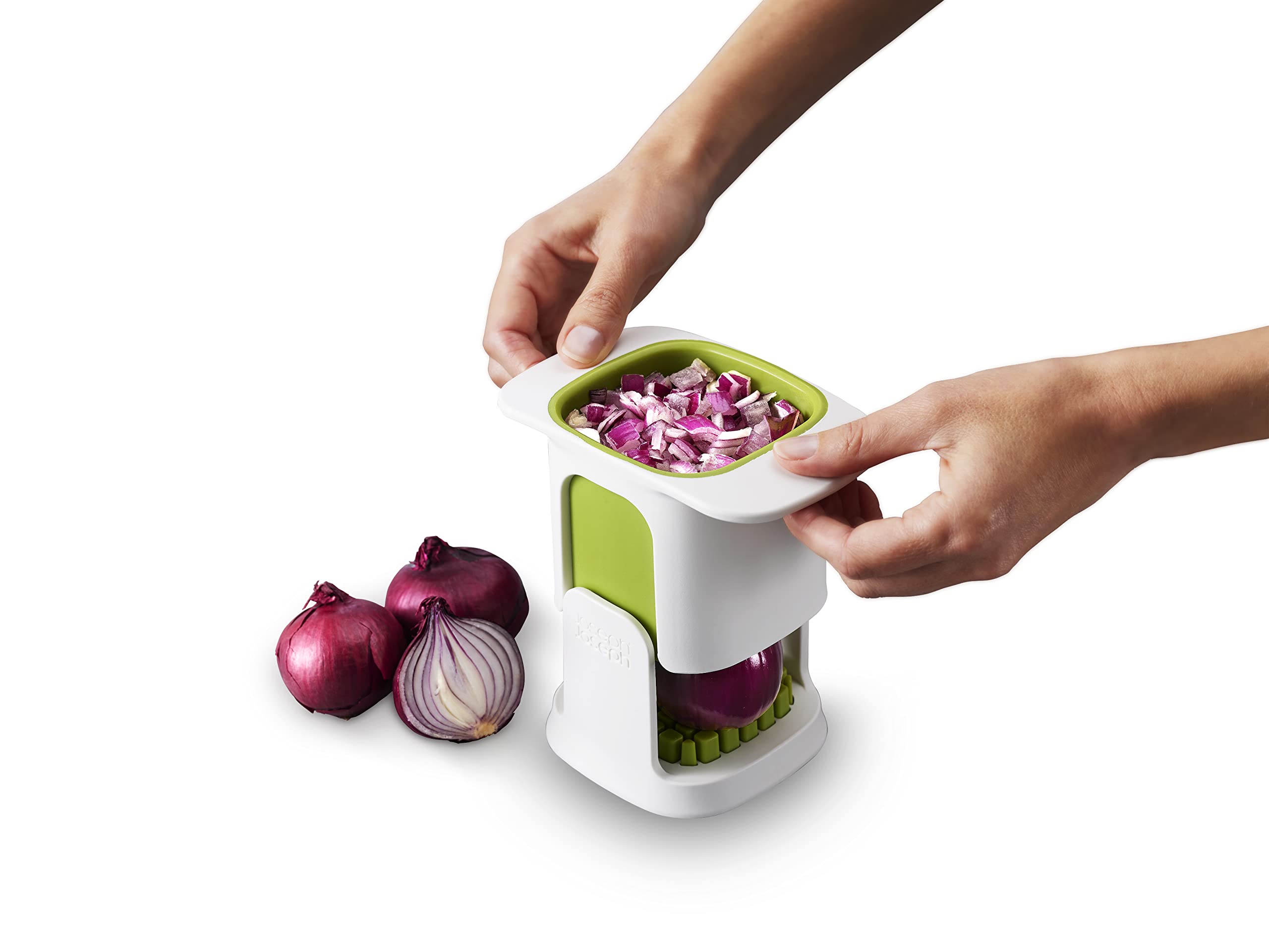 Dụng cụ cắt rau củ Joseph Joseph ChopCup 20175 White/Green Hàng chính hãng
