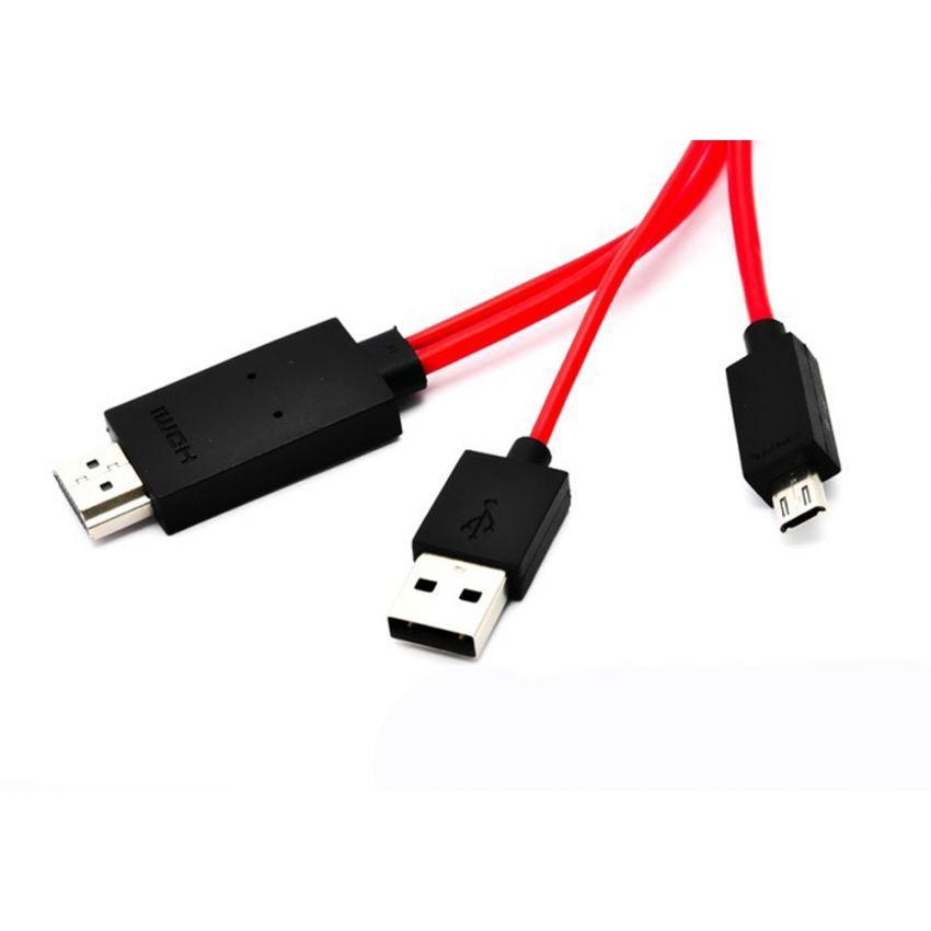 Cáp MHL to HDMI dùng cho các dòng điện thoại S3/S4/S5 trở lên (11pin)