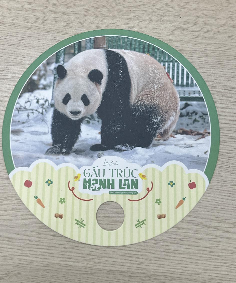 Panda Menglan - Manh Lan Truyện - Gấu Trúc Manh Lan - Tặng Kèm 1 Bookmark Bế Hình Que Kem + 1 Bookmark Vé Vào Cửa Vườn Thú + 1 Photostrip + 2 Postcard Giấy Ghi Nợ + 2 Sticker + 1 Quạt Tròn Không Cán Cầm Tay