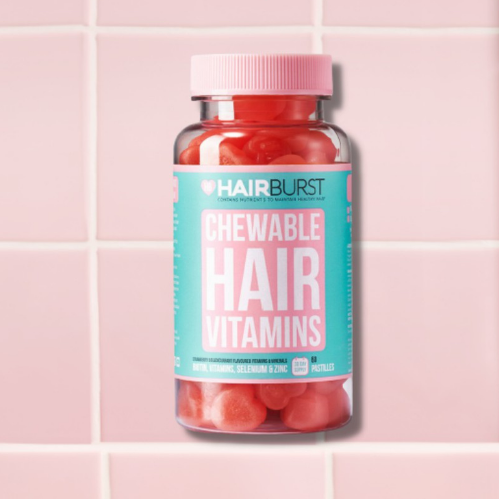 Kẹo Dẻo Vitamin HAIRBURST Chewable Hair Vitamins Chăm Sóc, Kích Thích Mọc Tóc 60 Viên