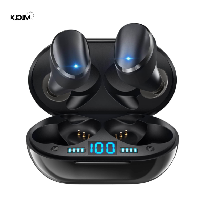 Tai nghe Bluetooth True Wireless i-Dots, điều khiển cảm ứng, hỗ trợ nghe đơn hoặc đôi 2 bên tai với micro HD chống ồn dành cho IOS và Android