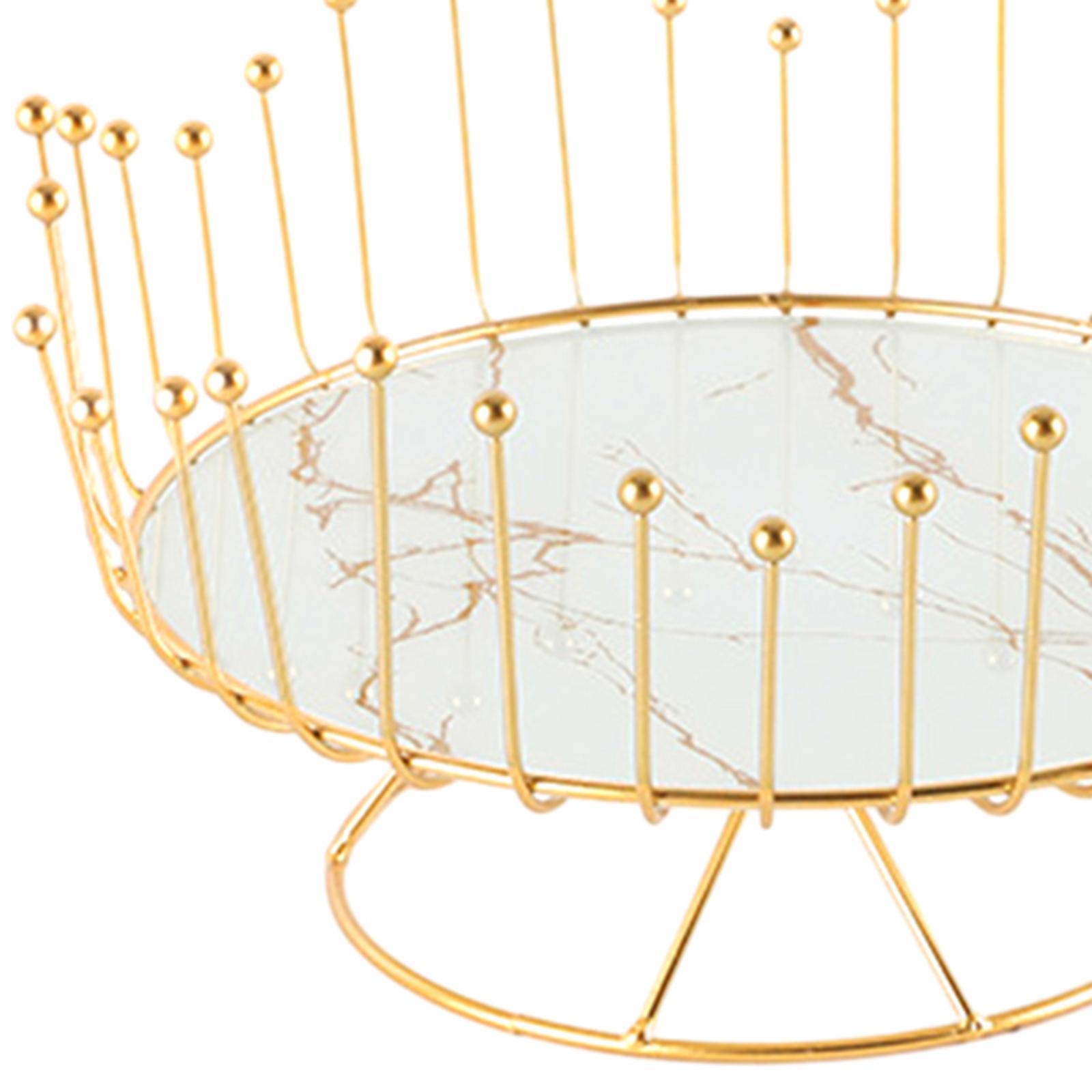 Fruit Storage Basket Metal Wire Fruit Bowl Fruit and Vegetables Holder ,Table Centerpiece Countertop Fruit Holder for Holiday