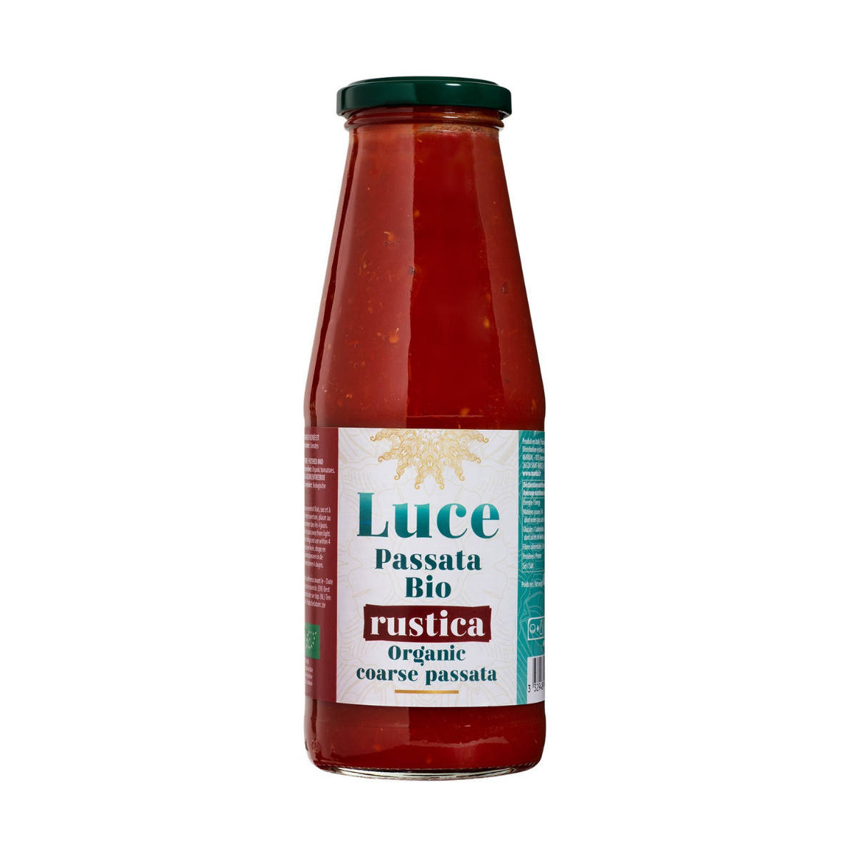 Cà chua xay thô hữu cơ hữu cơ Passata Rustica 680gr - Luce