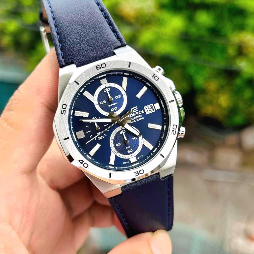 Đồng Hồ Nam Dây Da Casio Edifice EFV-640L-2A Chính Hãng | EFV-640L-2AVUDF