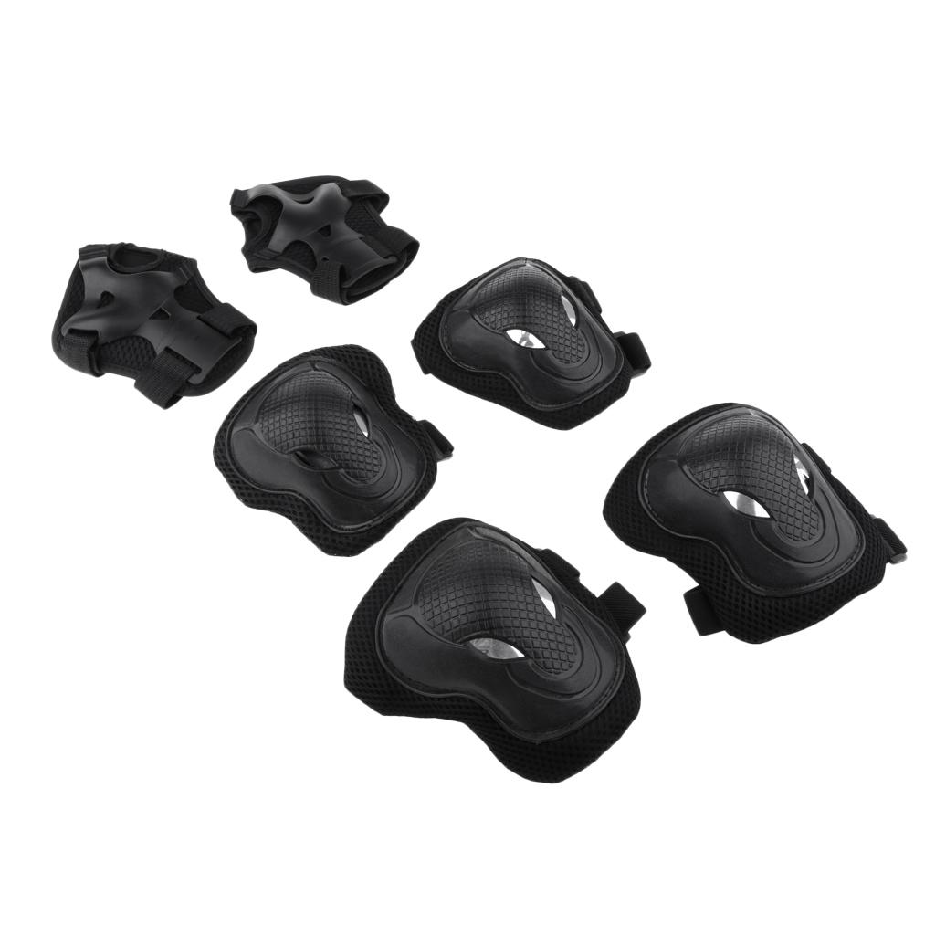 12 Pcs Adult Roller Skating Bicycle Knee Wrist Guard Elbow Pad Adjustable