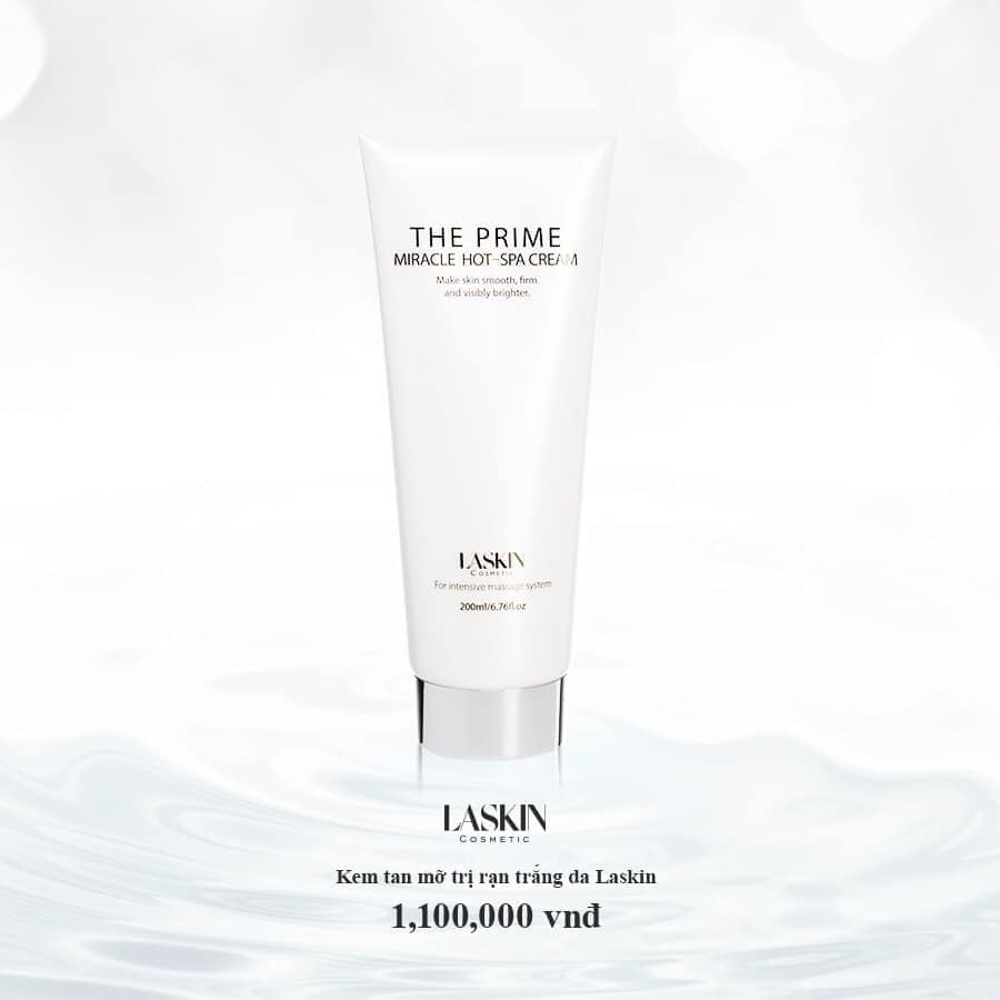 Kem tan mỡ The Prime Miracle Hot-Spa Cream Laskin Hàn Quốc + tặng kèm Đai siết eo cao cấp