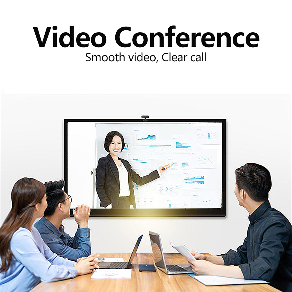 Camera HD 1080P 2MP Camera 30 khung hình / giây Micrô giảm tiếng ồn Web Cam HD