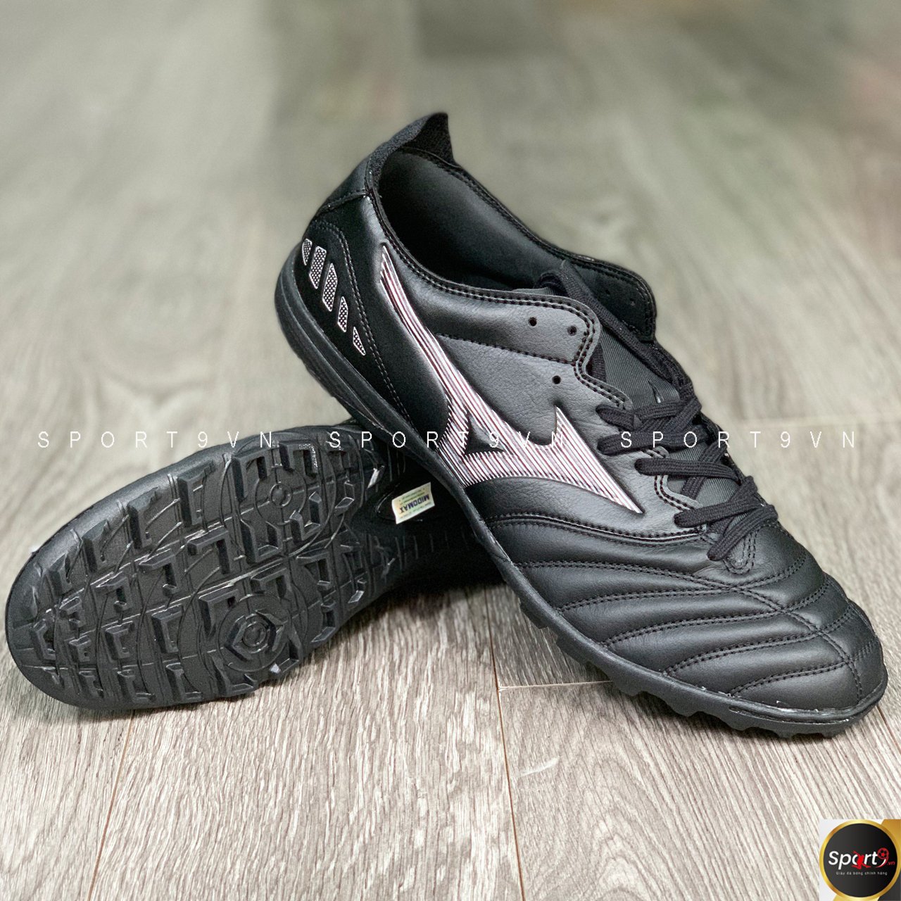 Giày đá bóng Mizuno Morelia Neo III Pro AS - P1GD228499 - Màu Đen