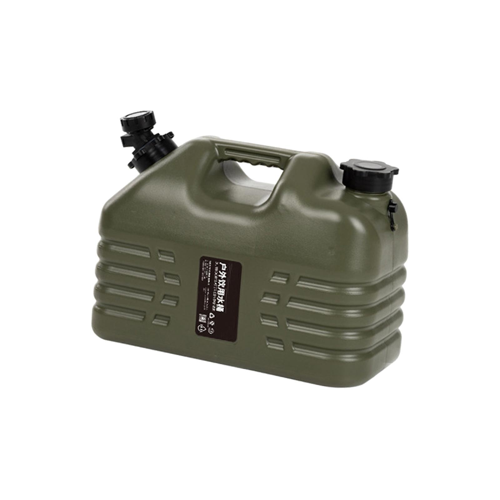 10.5-22Gallon Portable Collapsible Water Storage Container Outdoor Camping Green