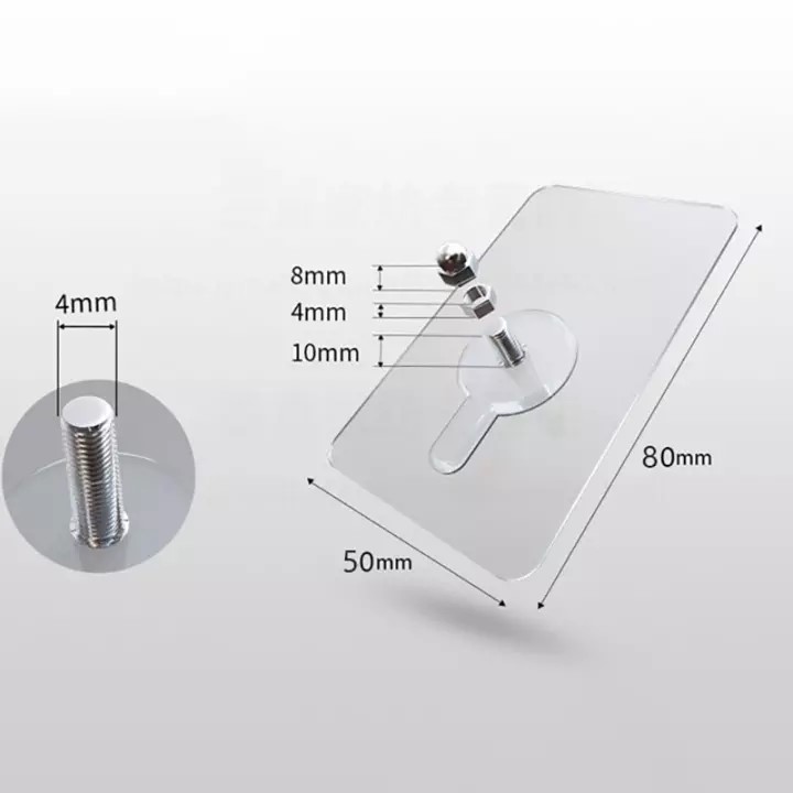 Miếng dán thanh chắn giường không phải khoan đục