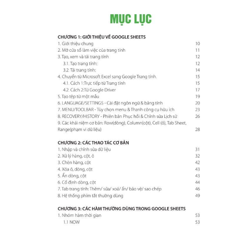 Combo 2 sách Excel - Google sheet Tin học văn phòng Unica, Hướng dẫn thực hành từ cơ bản đến nâng cao