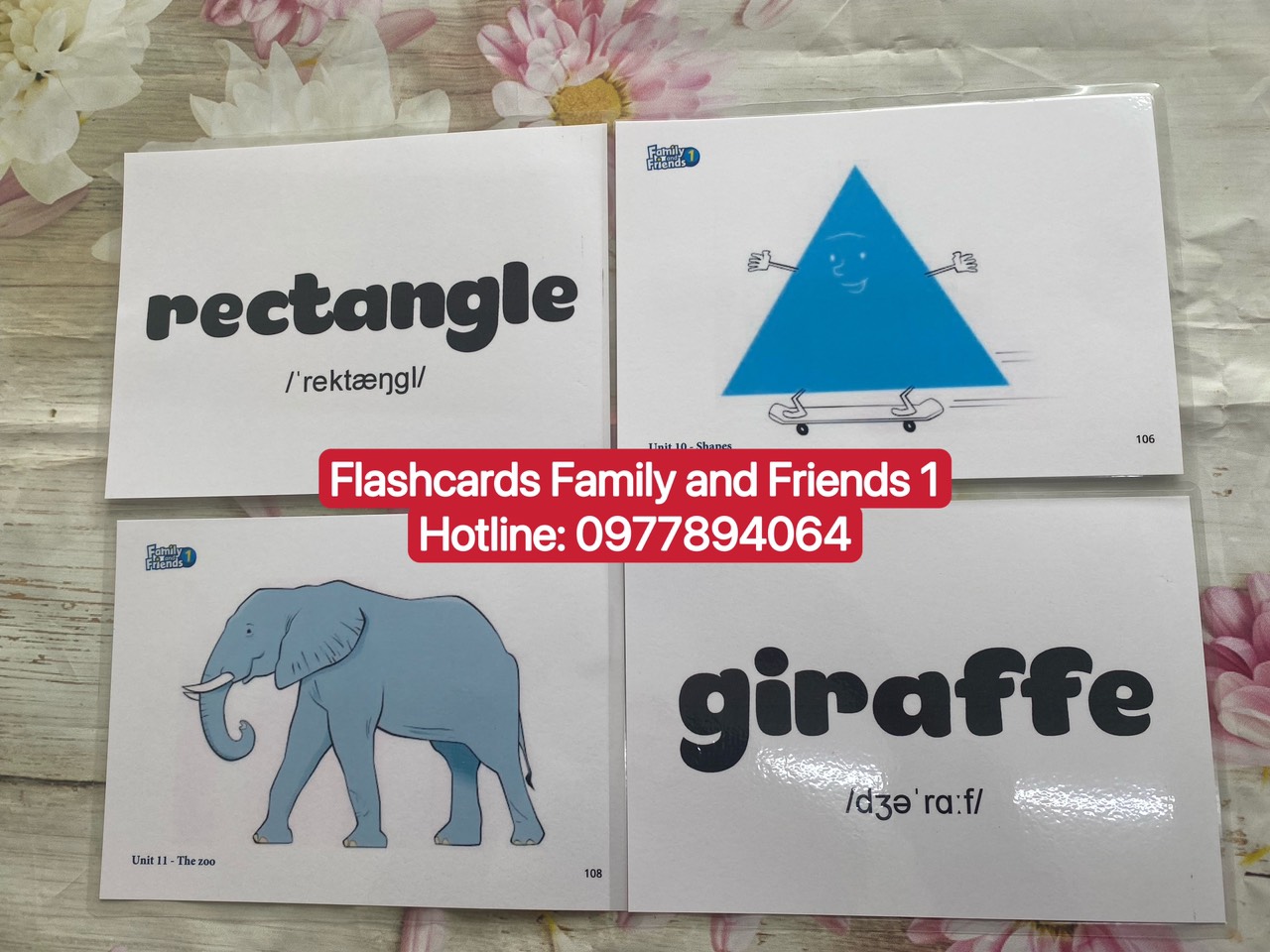 Flashcards Family and Friends 1- phiên bản 1st ( C300)