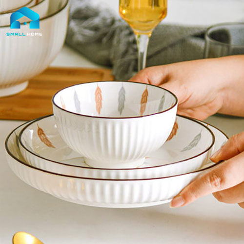 Bát cơm, tô canh 4,5 - 6 inch họa tiết Hoa bốn mùa và gió vintage, phong cách Nhật Bản.