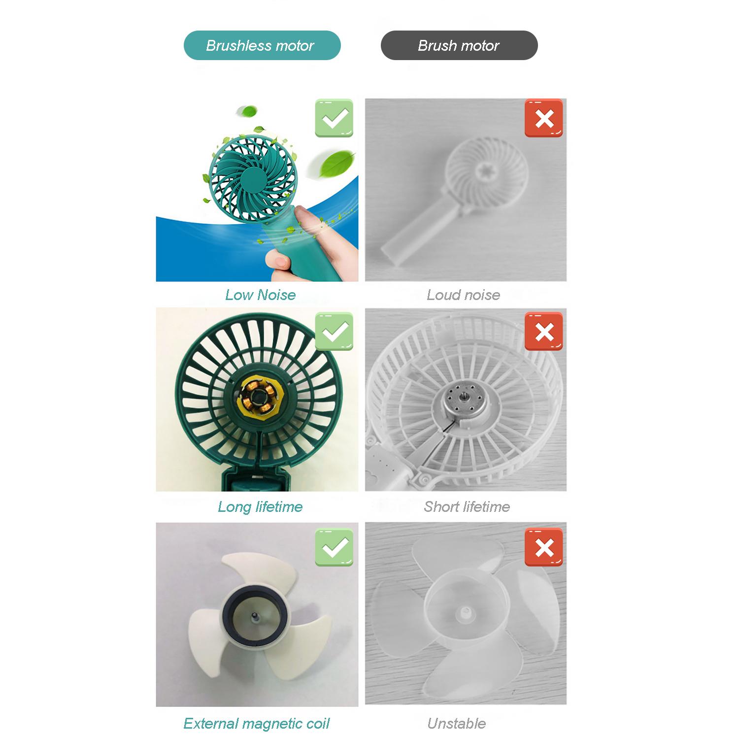 Quạt cầm tay mini 3 chế độ mang theo đi học đi làm