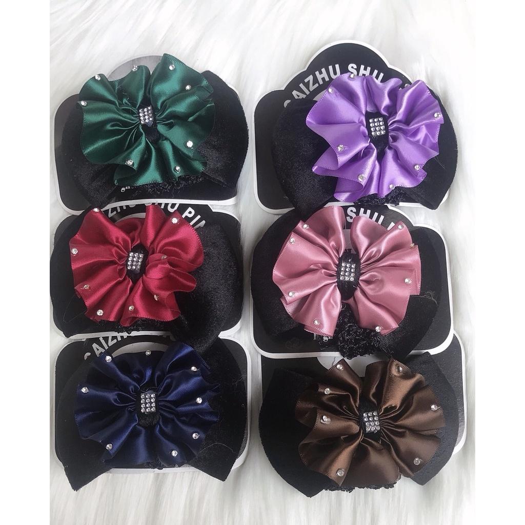 Cặp Búi Tóc Phối Hoa Siêu Đẹp, Ảnh Thật