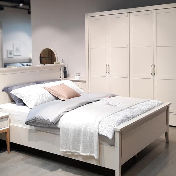 Tủ 2 cánh Daily White _Có hộc kéo