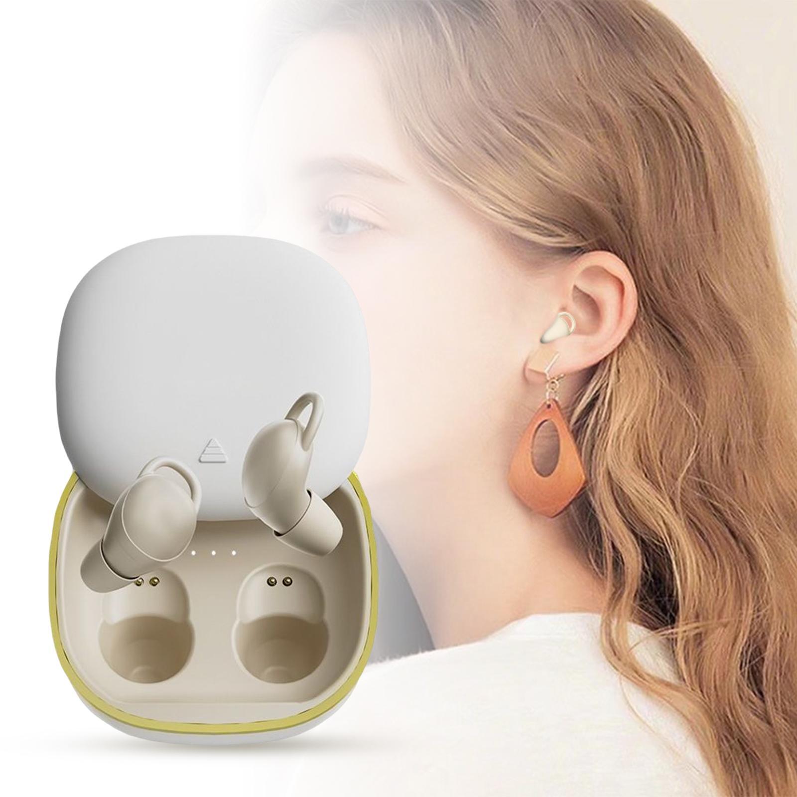 Small Bluetooth Headset True Wireless Invisible Bluetooth 5.2 Earpiece for Sleeping