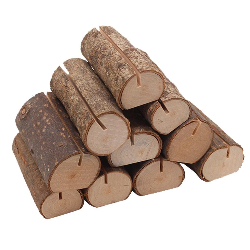 20x Wooden Table Number Holders Wooden Place Card Holder Wedding Card Holder