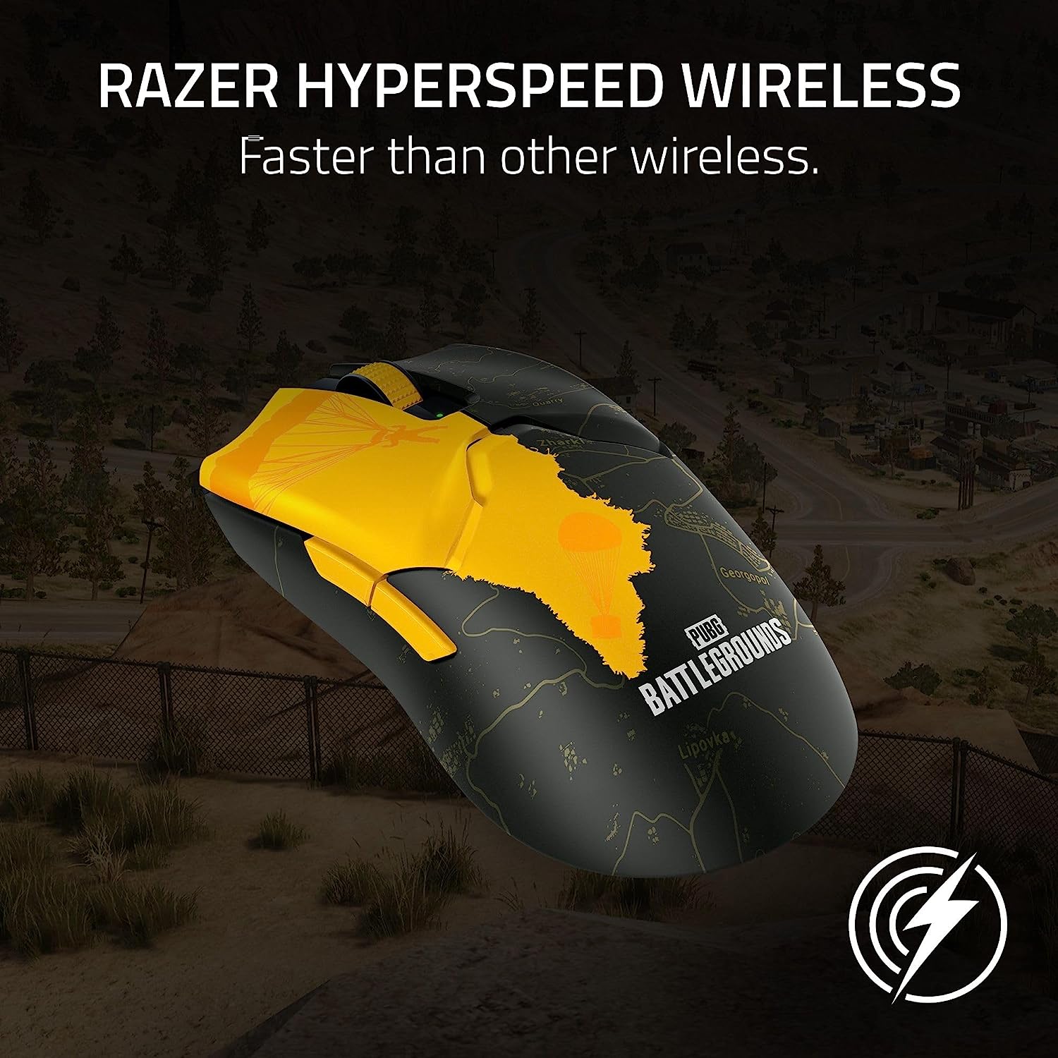 Chuột không dây Razer Viper V2 Pro-Wireless Gaming Mouse-PUBG: Battlegrounds Edition_Mới, hàng chính hãng