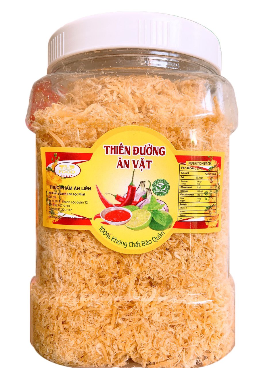 GÀ CHÀ BÔNG CAY TLP - DÙNG ĂN KÈM 500G 