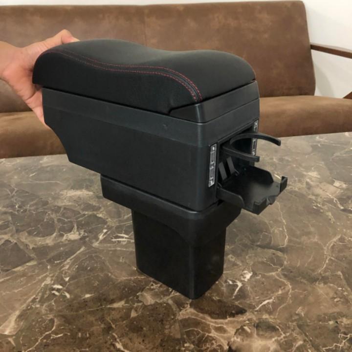 Bộ hộp tỳ tay ô tô Chevrolet Cruze và Deawoo Lacetti tích hợp 6 cổng USB - 2 màu: Đen và Be - Mã: EXPD-CRZE