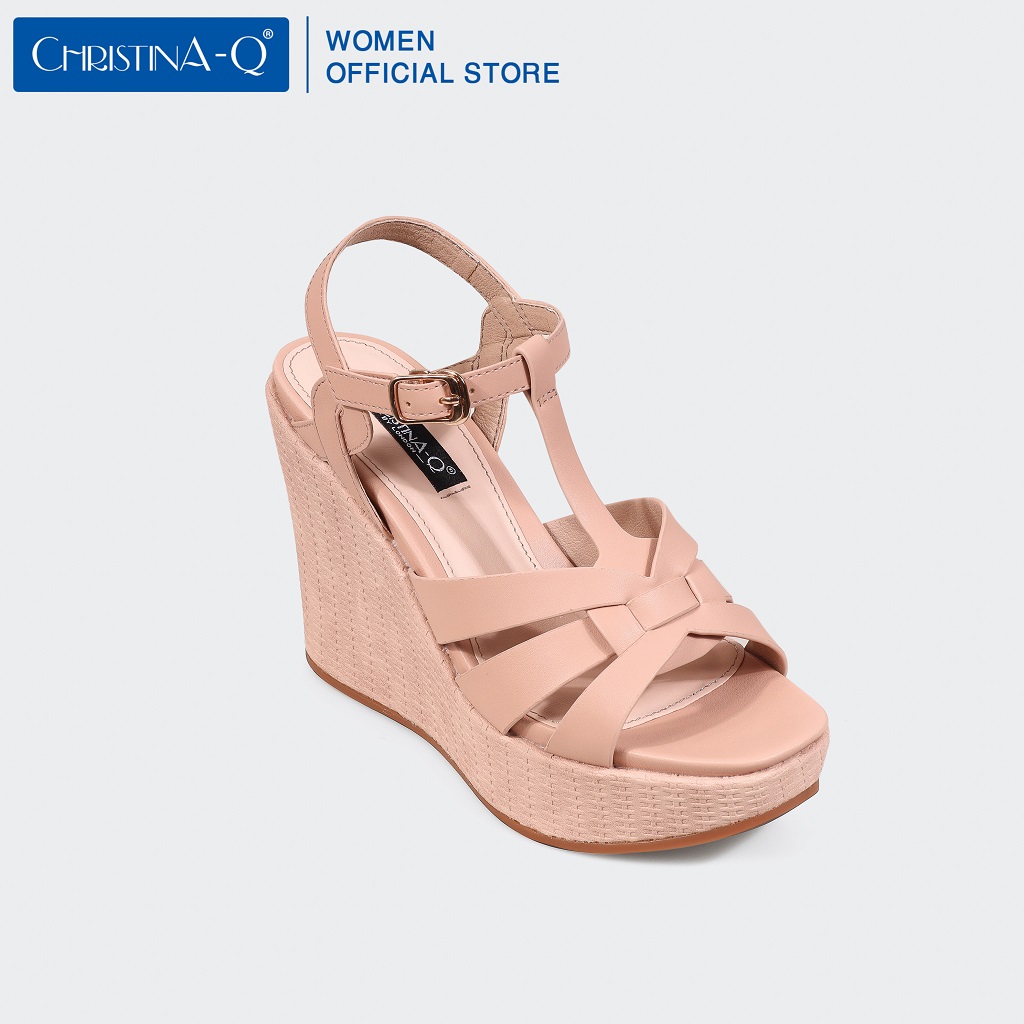 Giày Sandals Nữ Đế Xuồng ChristinA-Q XDX124