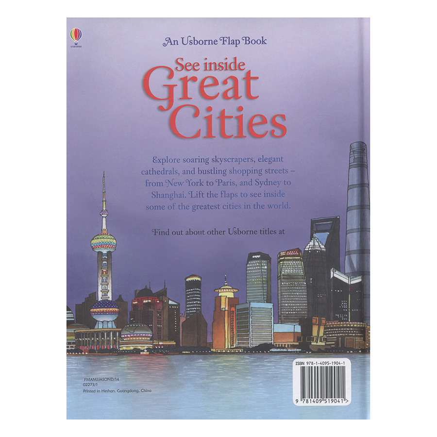 Sách tương tác tiếng Anh - Usborne See Inside Great Cities