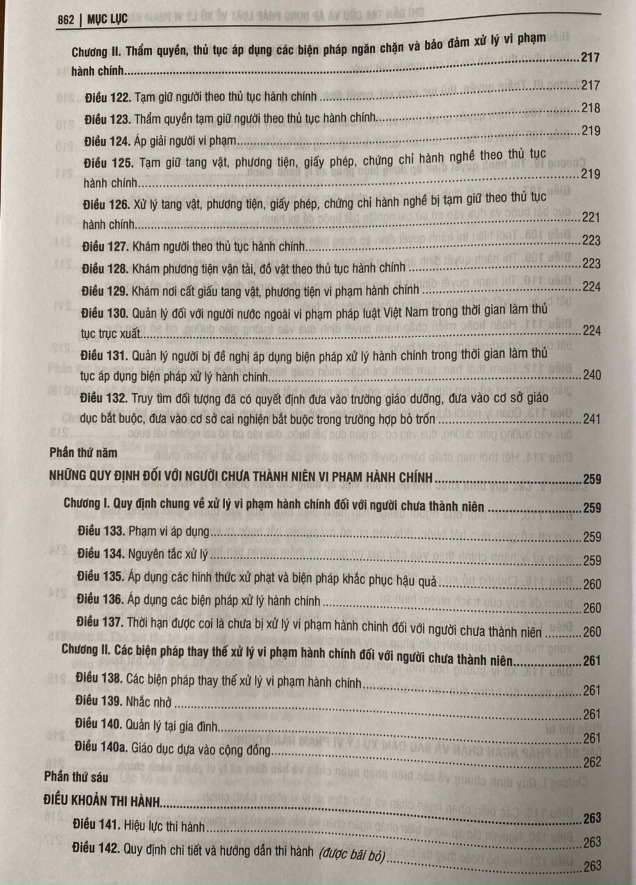 Chỉ dẫn tra cứu và áp dụng pháp luật về xử lý vi phạm hành chính  (được sửa đổi, bổ sung năm 2020) - Quyển 1 và Quyển 2