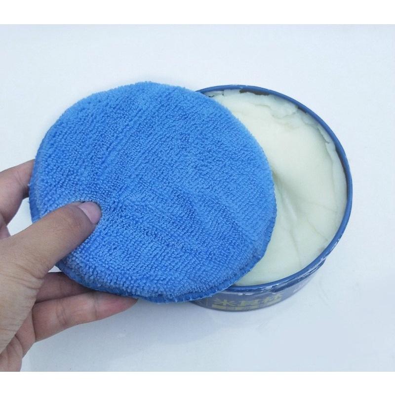 Bộ 5 Miếng Mút Đánh Bóng Xe Hơi Hình Tròn Bằng Sợi Micro Mềm Mại