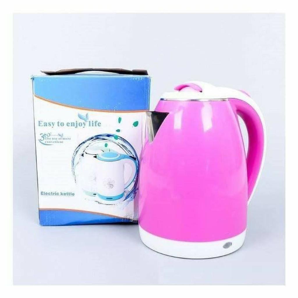 Ấm Điện Siêu Tốc Màu 2 Lớp Cách Nhiệt Chống Nóng 1,8L