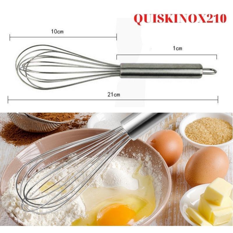 Cây Đánh Trứng Cầm Tay Inox 21cm - QUISKINOX210