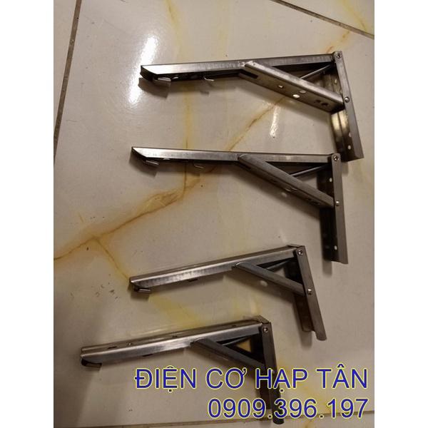 BẢN LỀ GẤP GỌN - INOX NGUYÊN CHẤT- 20, 25, 30, 35CM - CHỤI LỰC 60KG
