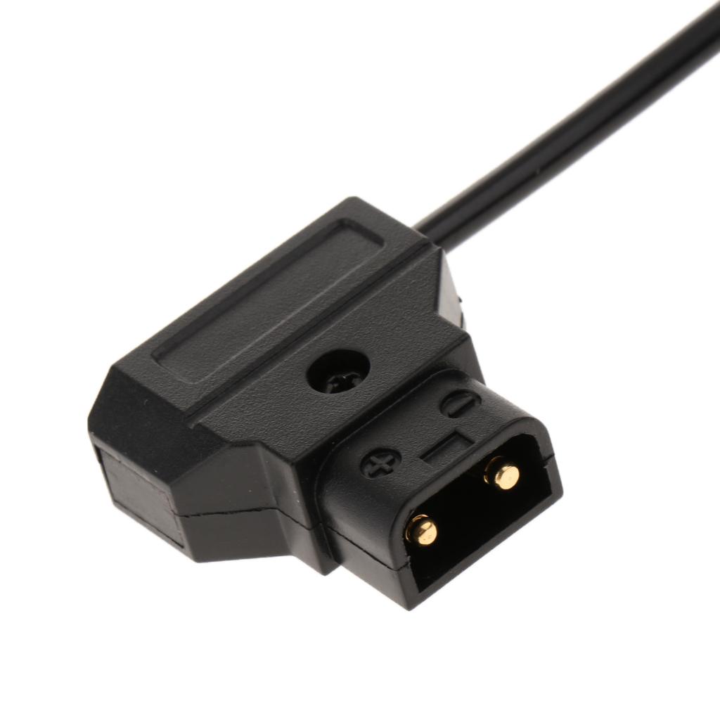 Milageto D Tập D-Tập Kết Nối NP-F550 DC Khớp Nối Bộ Chuyển Nguồn Dây Cuộn Cáp Dài 30 Cm
