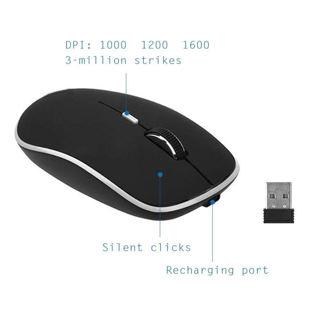 Wireless KeyBoard + Cordless Mouse Desktop Combo Set For PC Laptop