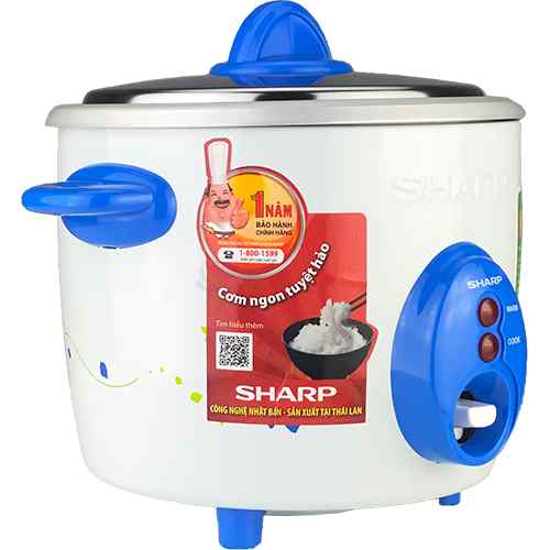 Nồi cơm điện nắp rời Sharp 0.6 lít KSH-D06V - Hàng chính hãng