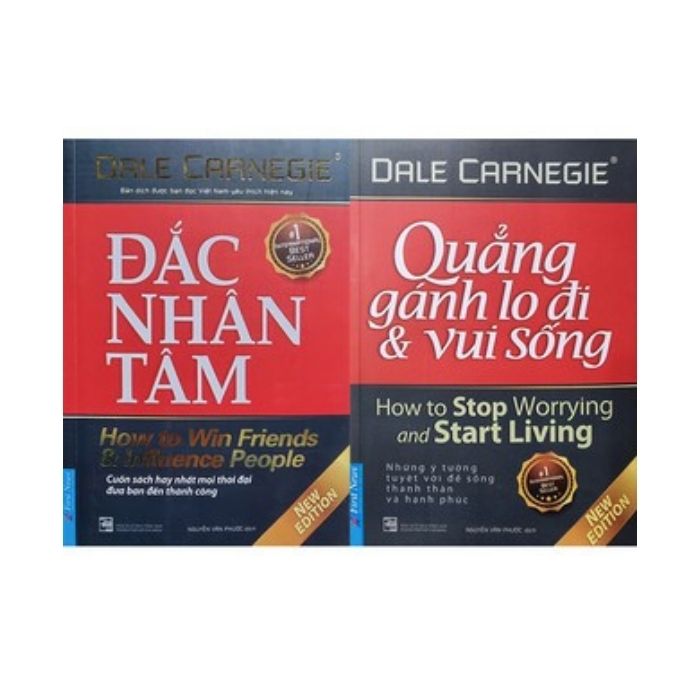 Combo Đắc Nhân Tâm  + Quẳng Gánh Lo Đi & Vui Sống