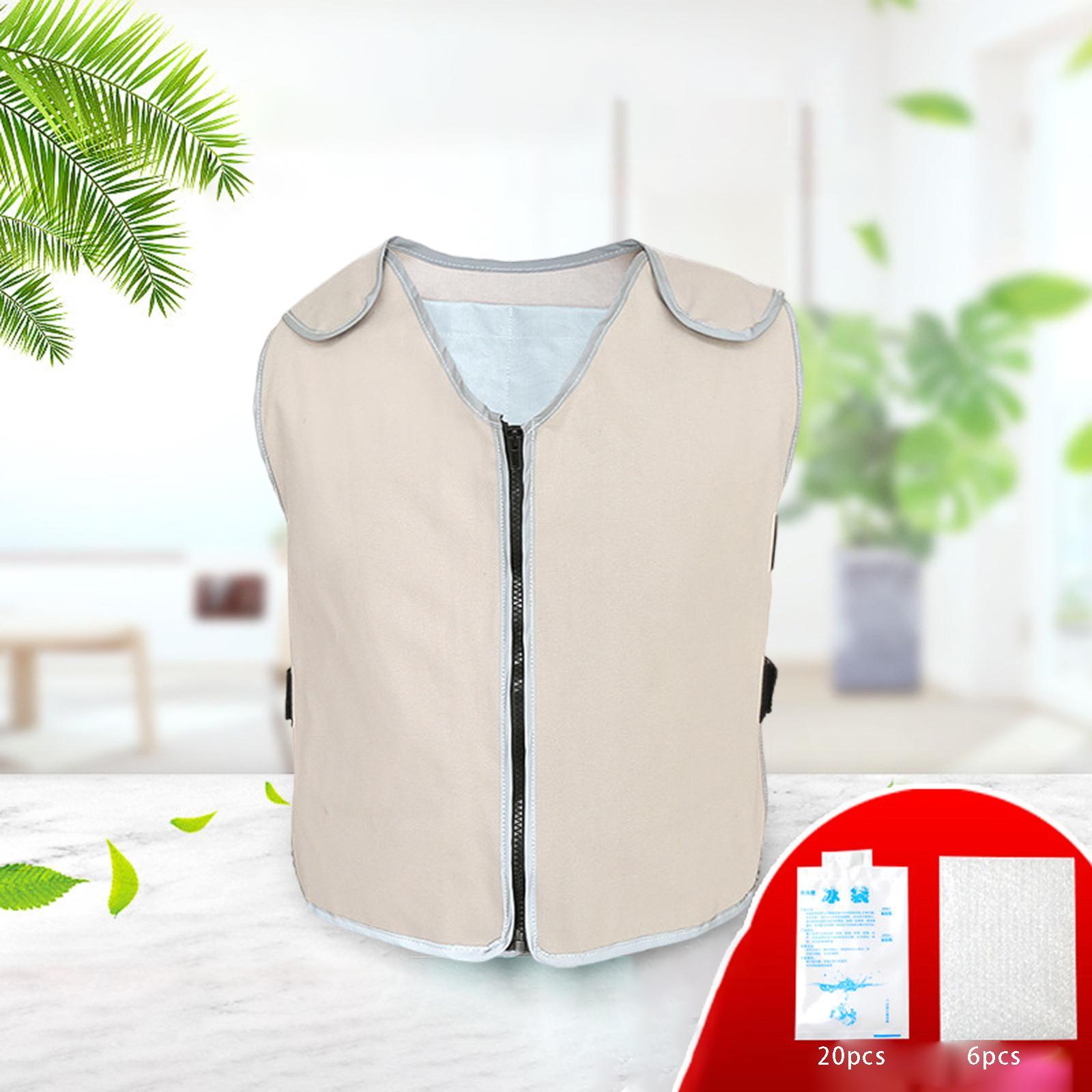 Cooling Vest with Reflective Strip Comfortable Cool Vest for Running Sport Unisex